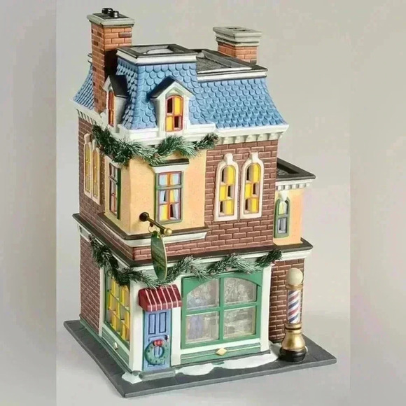 Department 56 Dept 56 Christmas In The City - Midtown Barbershop - Picture 1 of 10